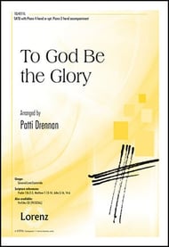 To God Be the Glory SATB choral sheet music cover Thumbnail